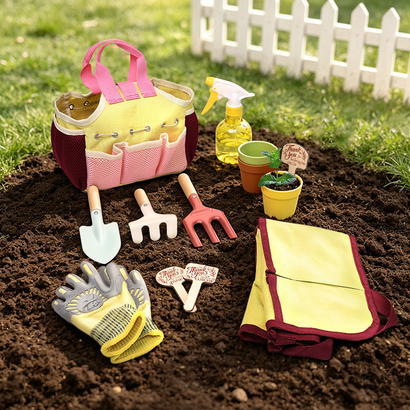 Kids Outdoor Garden Set - Zestaw narzędzi ogrodowych dla dzieci, zabawa
