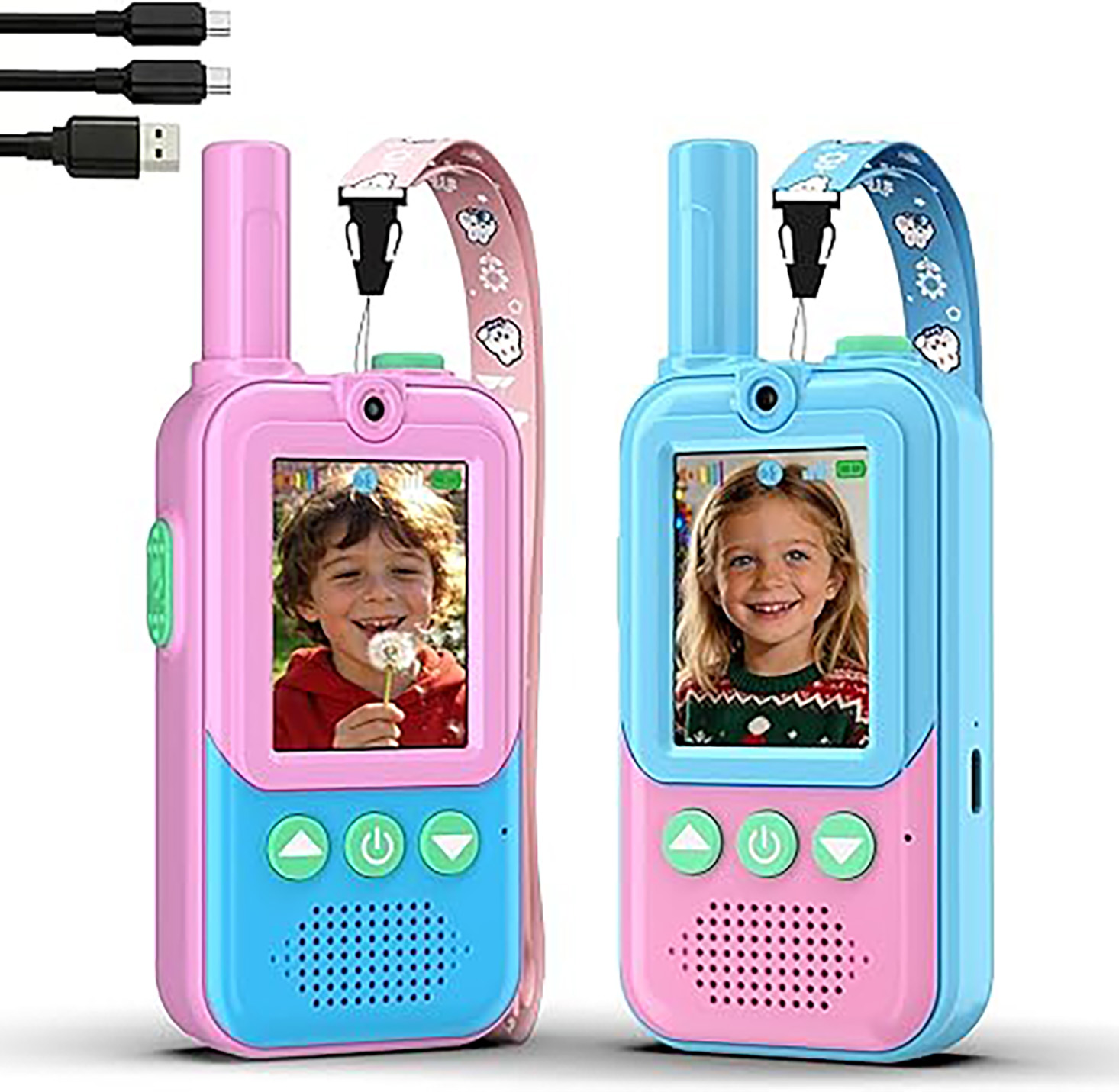 Kids Outdoor Voices - Akumulatorowe zestawy walkie-talkie dla dzieci z