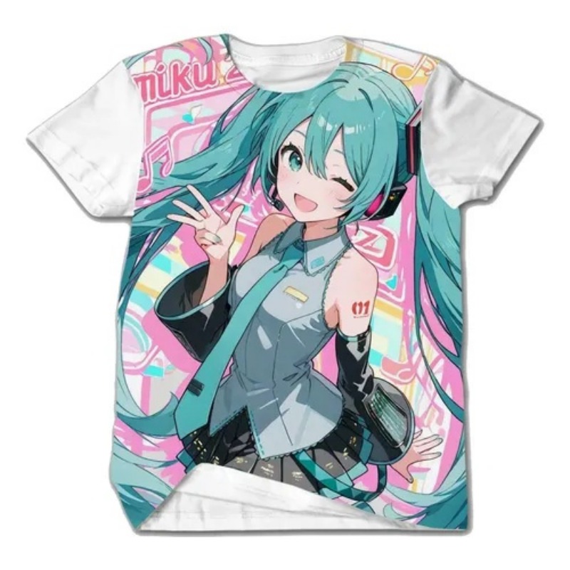 Tee Ball Set - 2026 Lato Hatsune Miku Różowa Neonowa