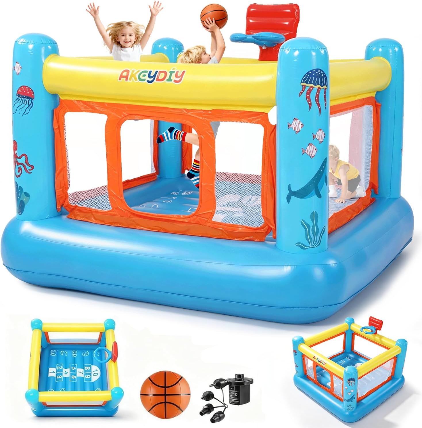 Kids Outdoor Jumping Castle - Dmuchany domek do skakania, dmuchany domek