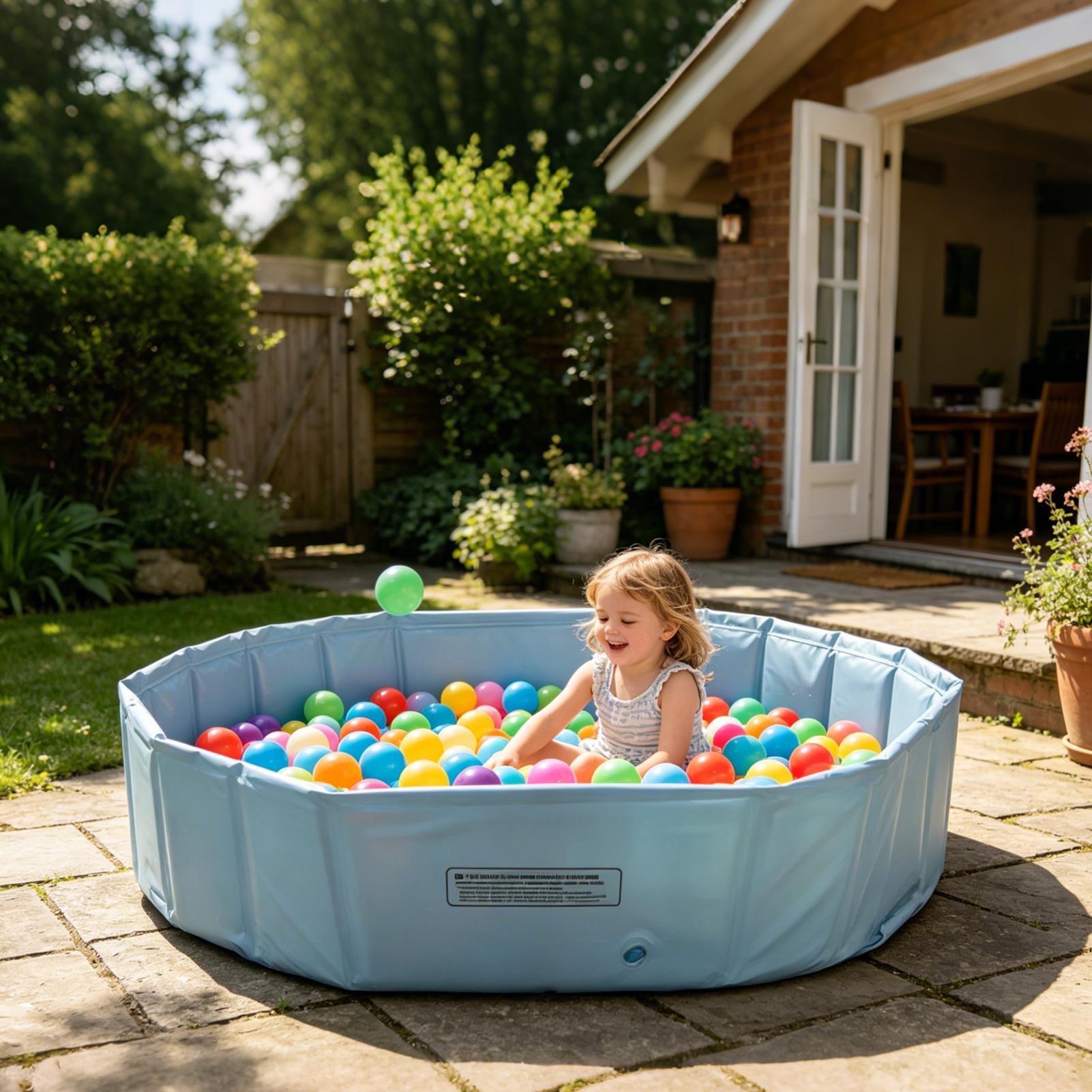 Kids Outdoor Games For Party - Składany basen dla zwierząt na zewnątrz,