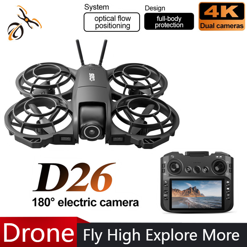 Kids Outdoor Toy Storage - Dron D26 4K Aerial HD 180