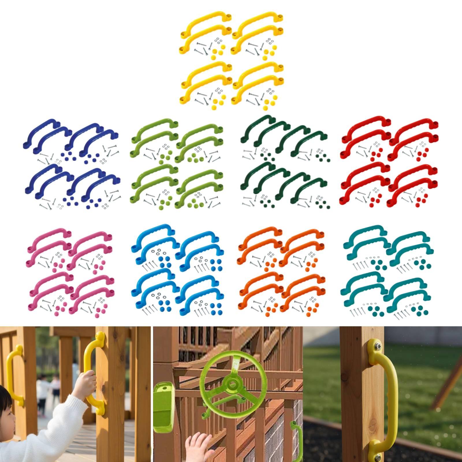 Kids Outdoor Playhouse - 8 szt. Uchwyty do drabinki wspinaczkowej,