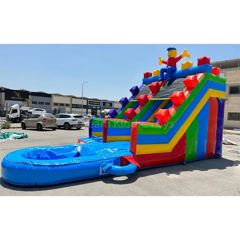 Kids Outdoor Jumping Castle - Klocki konstrukcyjne, komercyjne dmuchane zjeżdżalnie, zabawki
