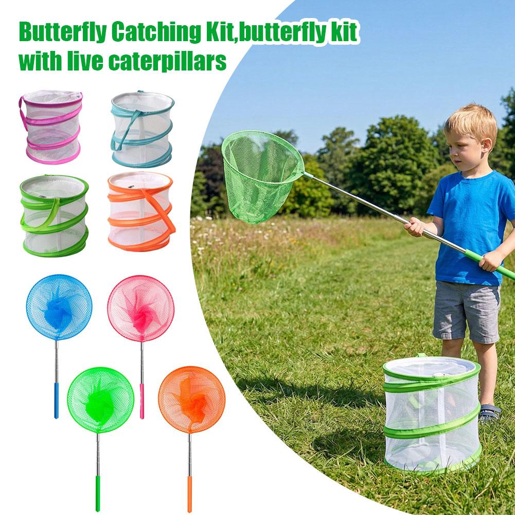 Kids Outdoor Nature Toys - Zestaw do łapania motyli dla dzieci,