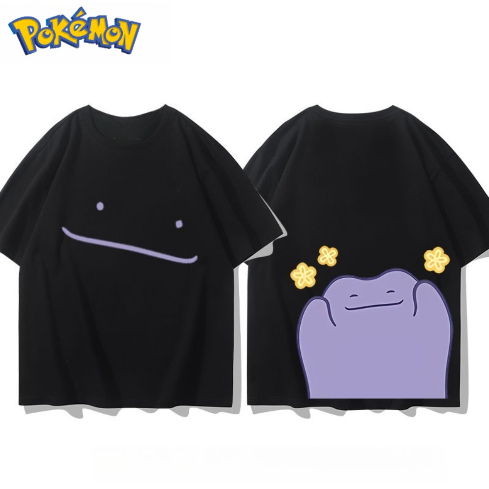 Tee Ball Set - Koszulka z uroczym dwustronnym nadrukiem Pokemon