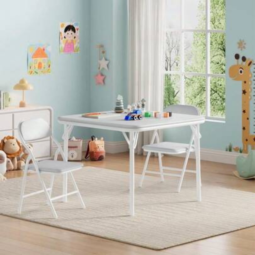 Kids Outdoor Dining Set - Składany zestaw stołu i krzeseł dla