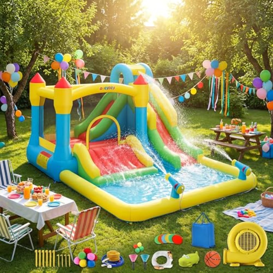 Nadmuchiwany zamek wodny do uż – Kids Outdoor Climbing recenzja i cena