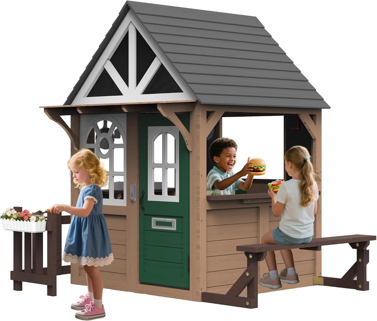 Domek do zabawy dla dzieci Sei – Kids Outdoor Playhouse recenzja i cena