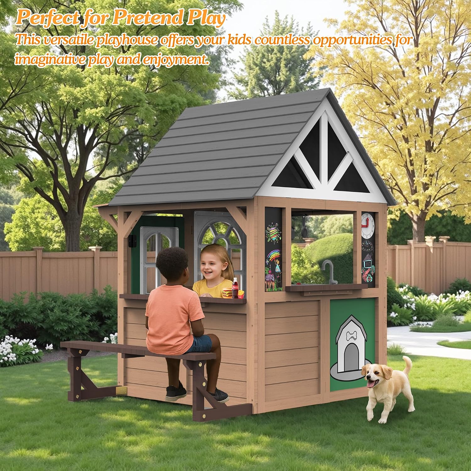 Domek do zabawy dla dzieci Sei – Kids Outdoor Playhouse recenzja i cena