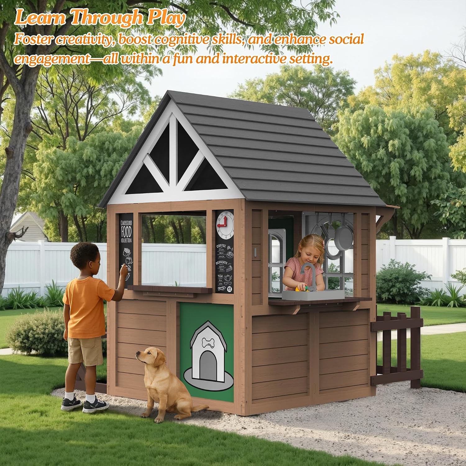 Domek do zabawy dla dzieci Sei – Kids Outdoor Playhouse recenzja i cena