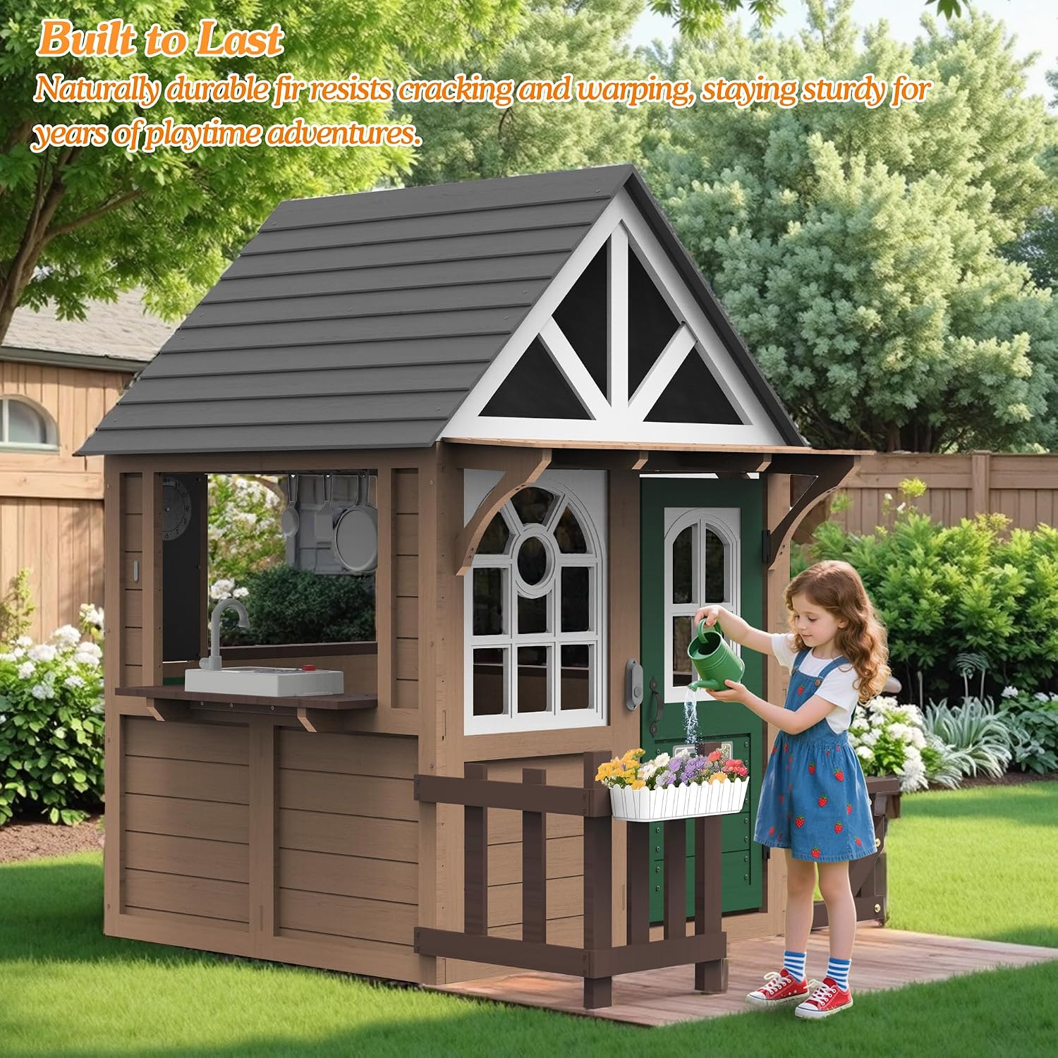 Domek do zabawy dla dzieci Sei – Kids Outdoor Playhouse recenzja i cena