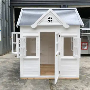 Drewniane domeczki do zabawy d – Kids Outdoor Playhouse recenzja i cena