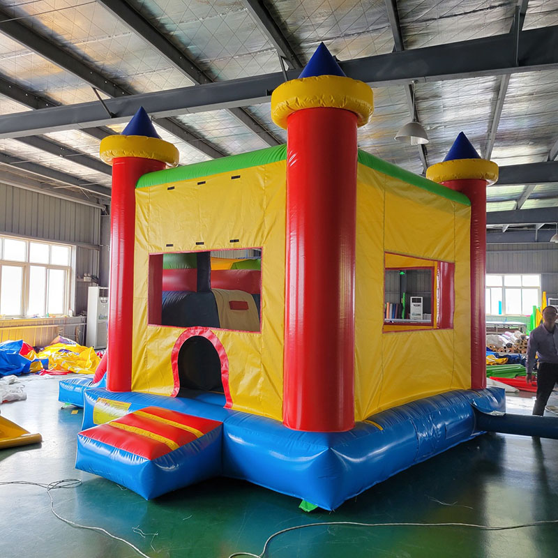 Dmuchany domek z zjeżdżalnią,  – Kids Outdoor Jumping Castle recenzja i cena