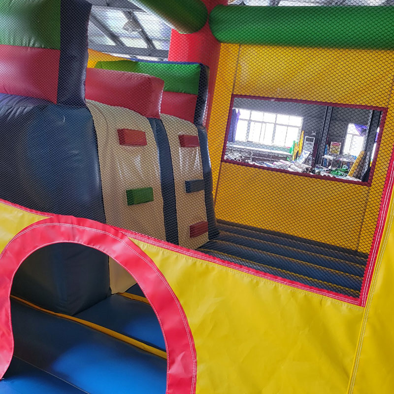 Dmuchany domek z zjeżdżalnią,  – Kids Outdoor Jumping Castle recenzja i cena