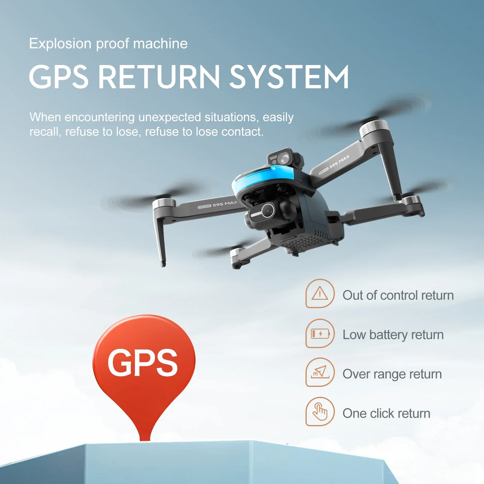 NOWOŚĆ S9S MAX MINI Drone 4K 2 – Kids Outdoor Toy Storage recenzja i cena