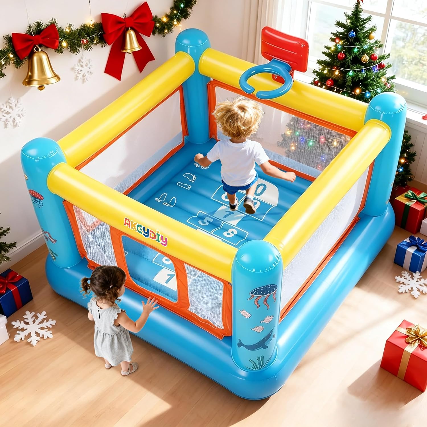 Dmuchany domek do skakania, dm – Kids Outdoor Jumping Castle recenzja i cena