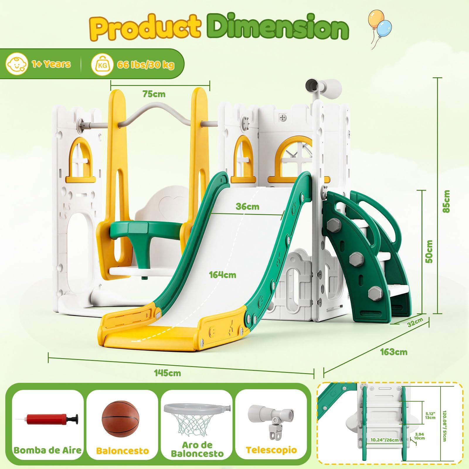 Zestaw 7 w 1 dla małych dzieci – Kids Outdoor Playhouse recenzja i cena