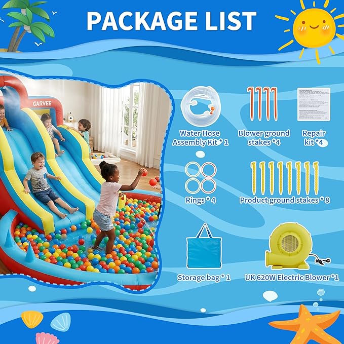 Nadmuchiwany park wodny 8-w-1  – Kids Outdoor Climbing recenzja i cena
