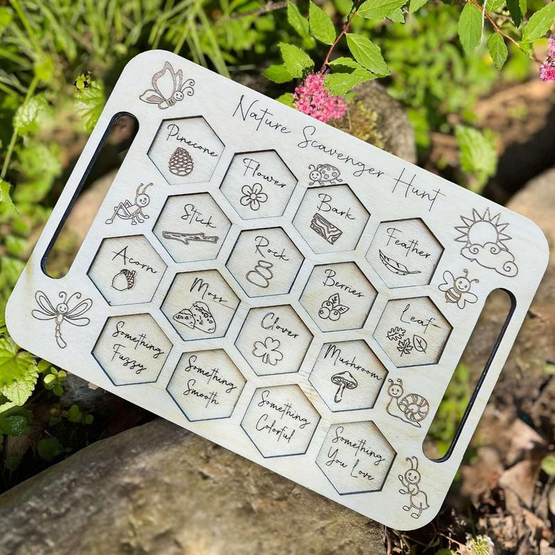 Scavenger Board For Kids Woode – Kids Outdoor Scavenger Hunt recenzja i cena