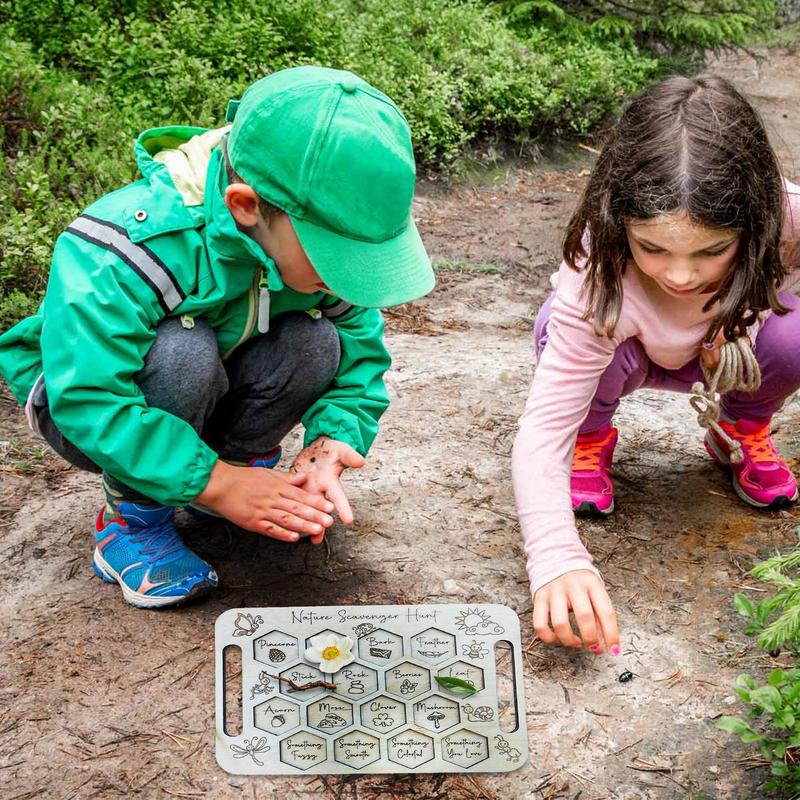 Scavenger Board For Kids Woode – Kids Outdoor Scavenger Hunt recenzja i cena