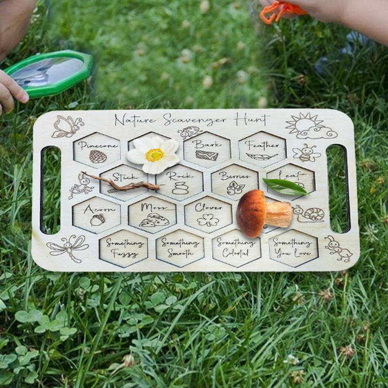 Scavenger Board For Kids Woode – Kids Outdoor Scavenger Hunt recenzja i cena