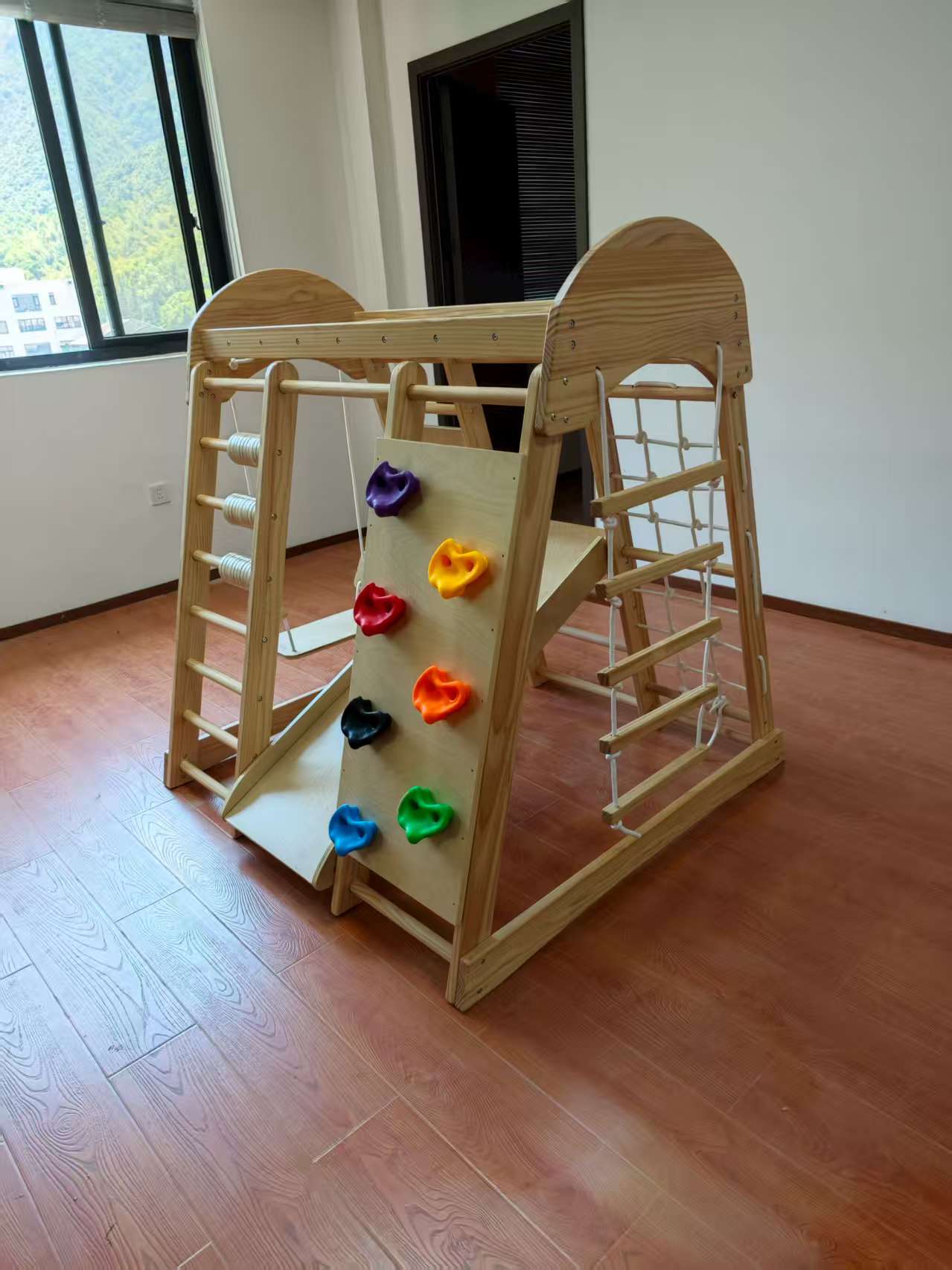Drewniana drabinka do wspinacz – Kids Outdoor Climbing recenzja i cena