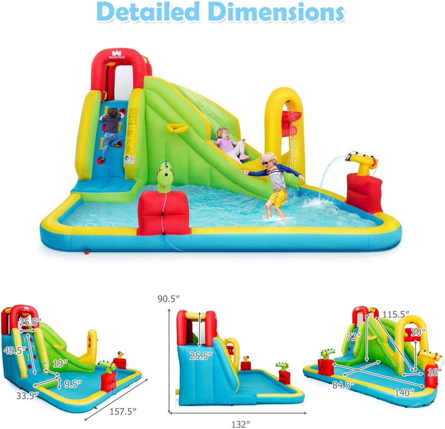 Mega Dmuchany Park Wodny dla D – Kids Outdoor Climbing recenzja i cena