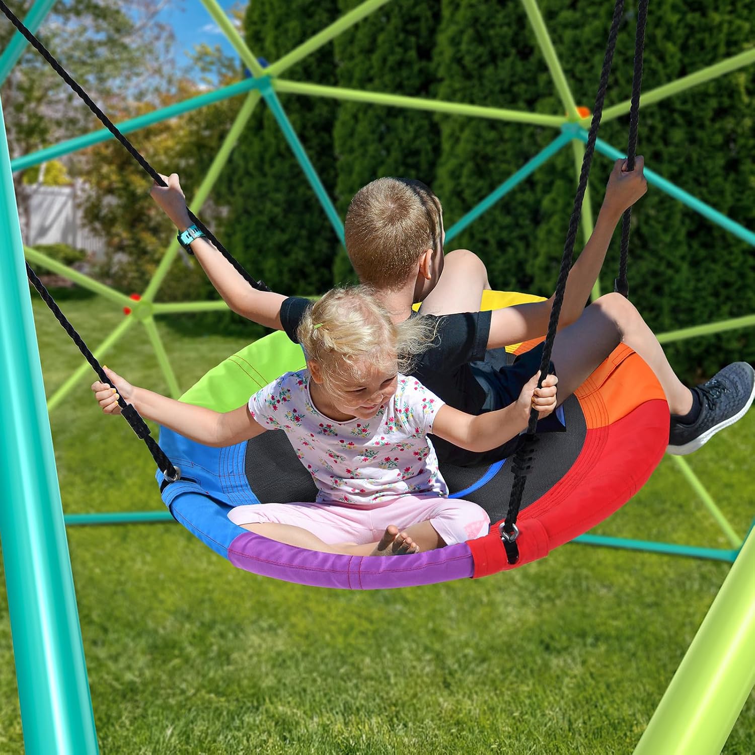 Huśtawka kopułkowa do wspinacz – Kids Outdoor Gym recenzja i cena