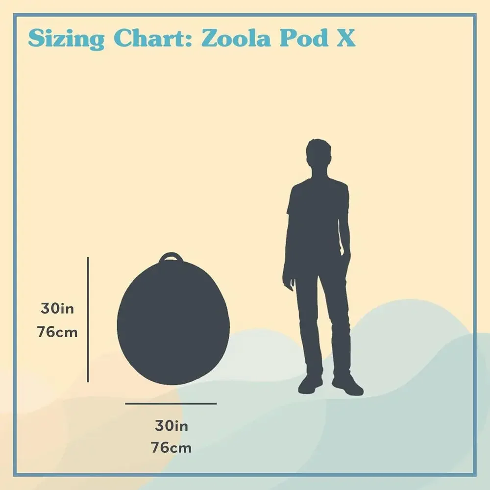 Zoola Pod X Outdoor Bean Bag C – Kids Outdoor Lounge Chair recenzja i cena