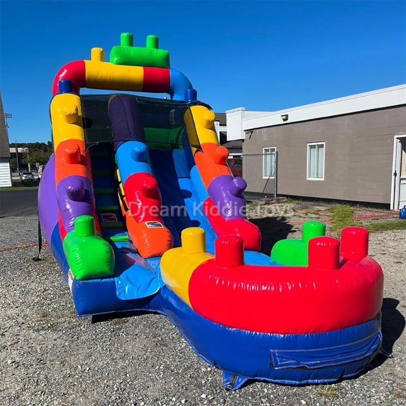 Klocki konstrukcyjne, komercyj – Kids Outdoor Jumping Castle recenzja i cena