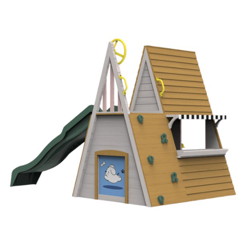 Drewniane zabawki na zewnątrz  – Kids Outdoor Playhouse recenzja i cena