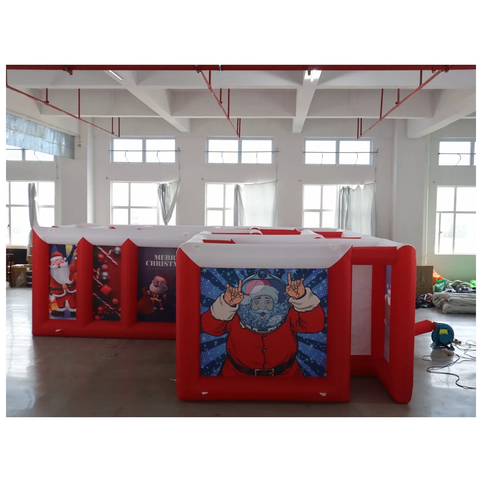 Duży czerwono-biały dmuchany l – Kids Outdoor Games For Party recenzja i cena