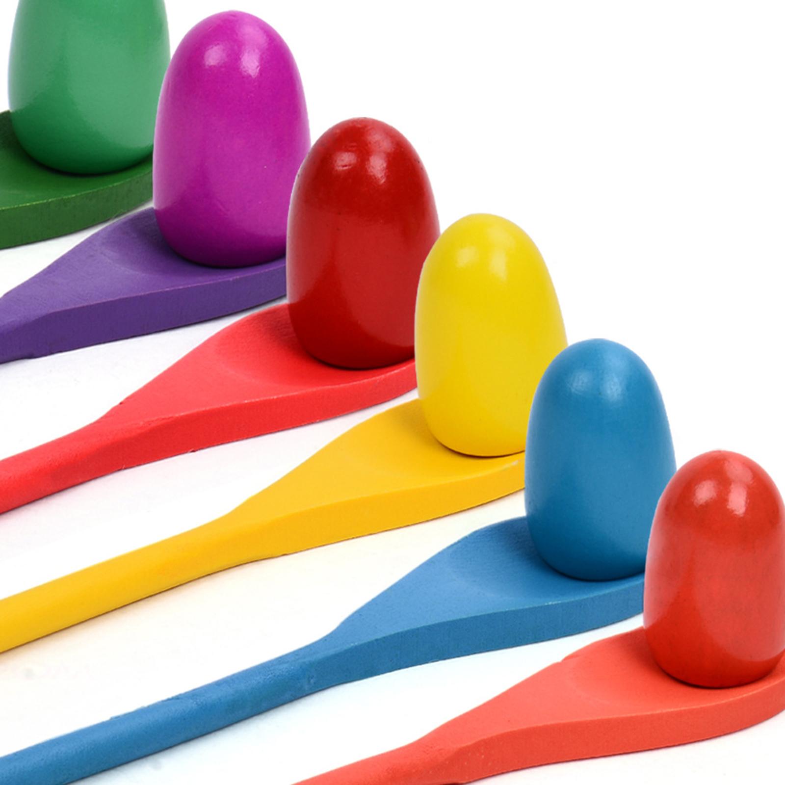 6 Sztuk Łyżeczek do Jajek Gra  – Kids Outdoor Games For Party recenzja i cena