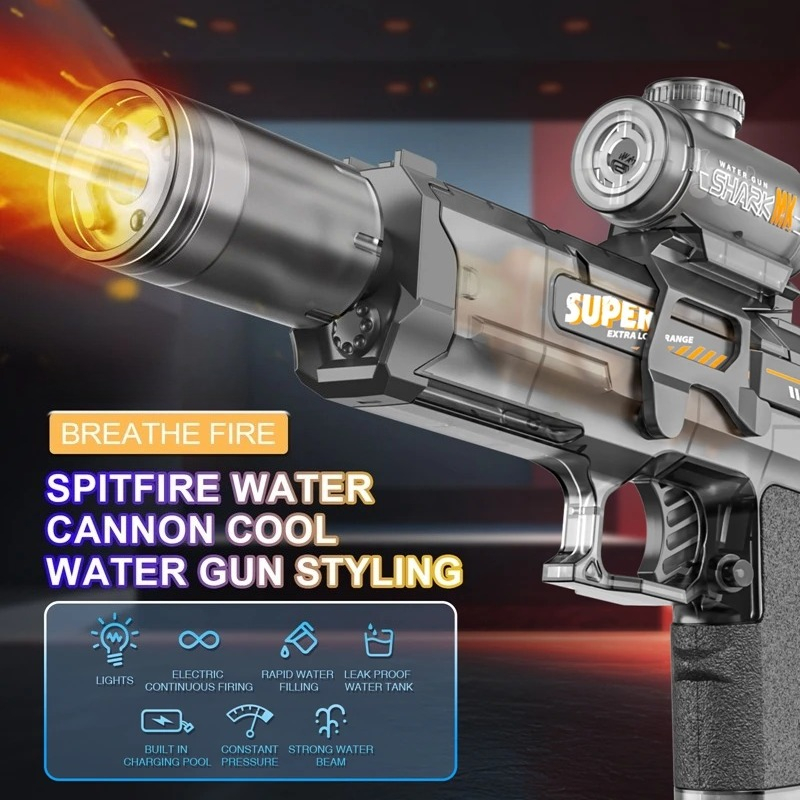 Elektryczny pistolet na wodę - – Kids Outdoor Games For Party recenzja i cena