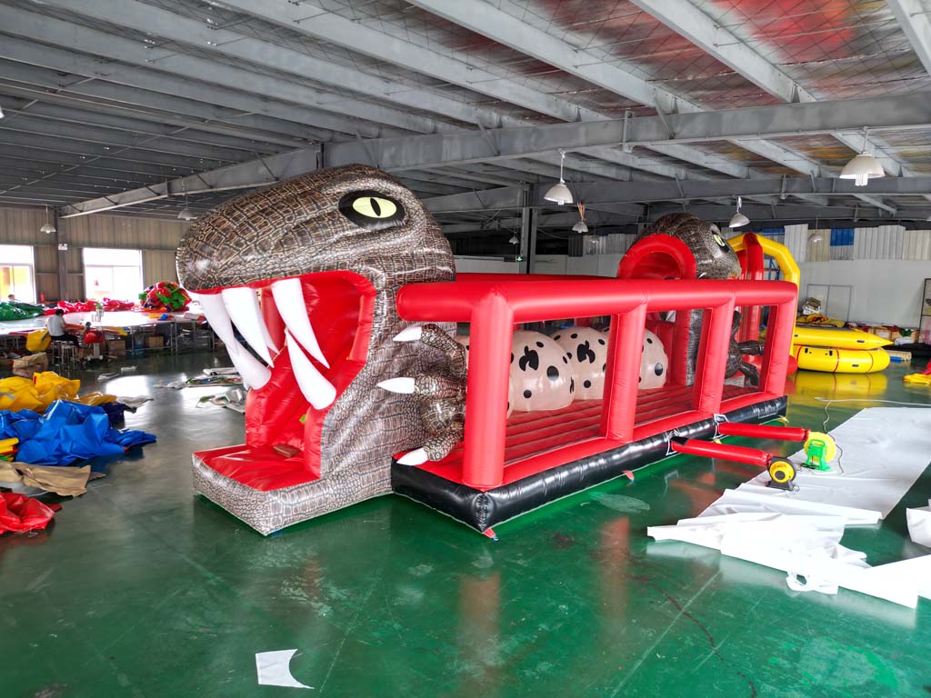 Nadmuchiwana torba przeszkodow – Kids Outdoor Jumping Castle recenzja i cena