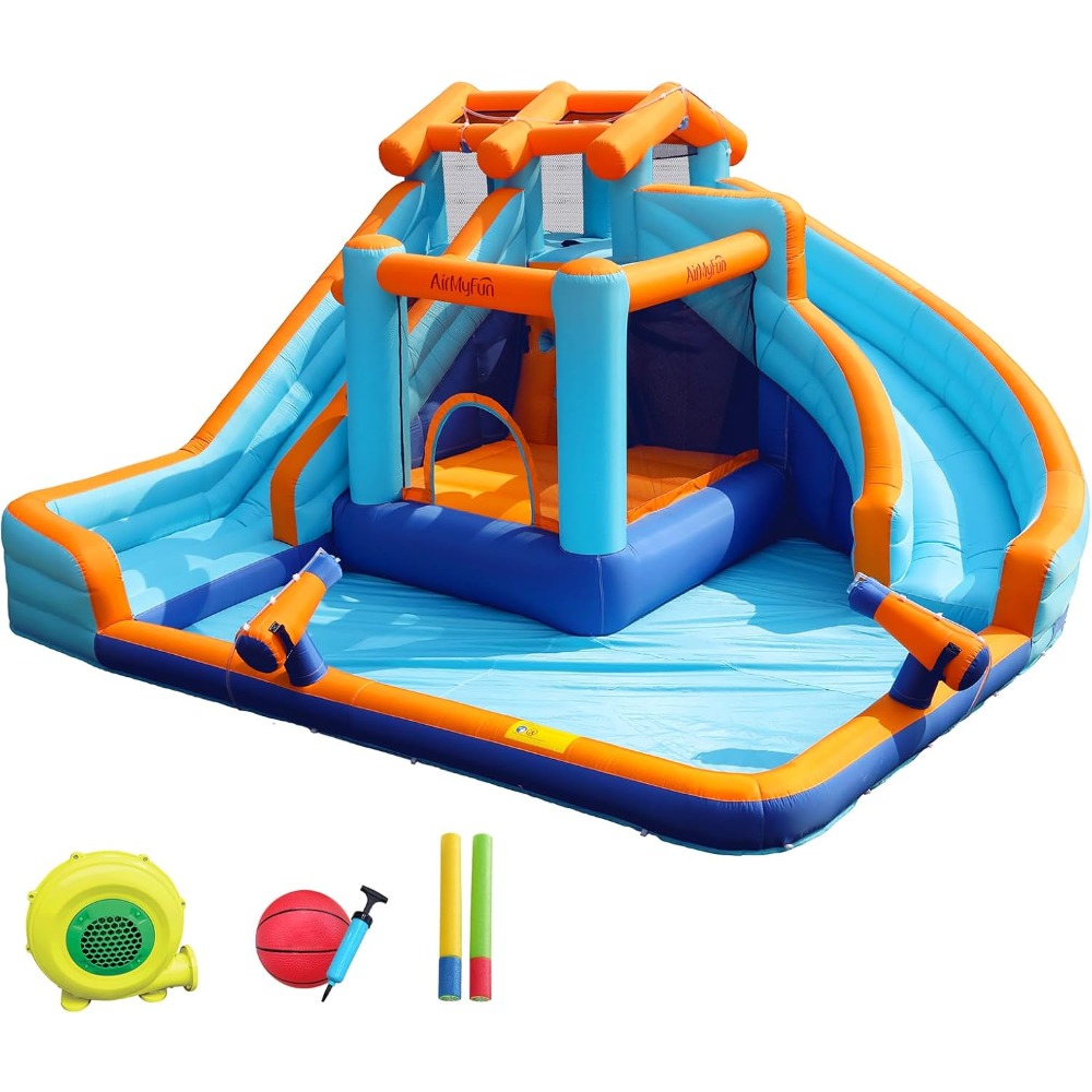 Duży dmuchany zamek z wodną zj – Kids Outdoor Playhouse recenzja i cena