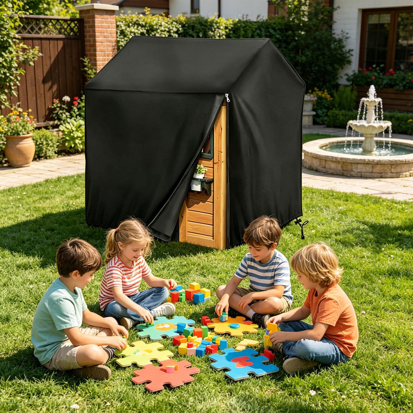 Pokrowce na domek dla dzieci n – Kids Outdoor Playhouse recenzja i cena