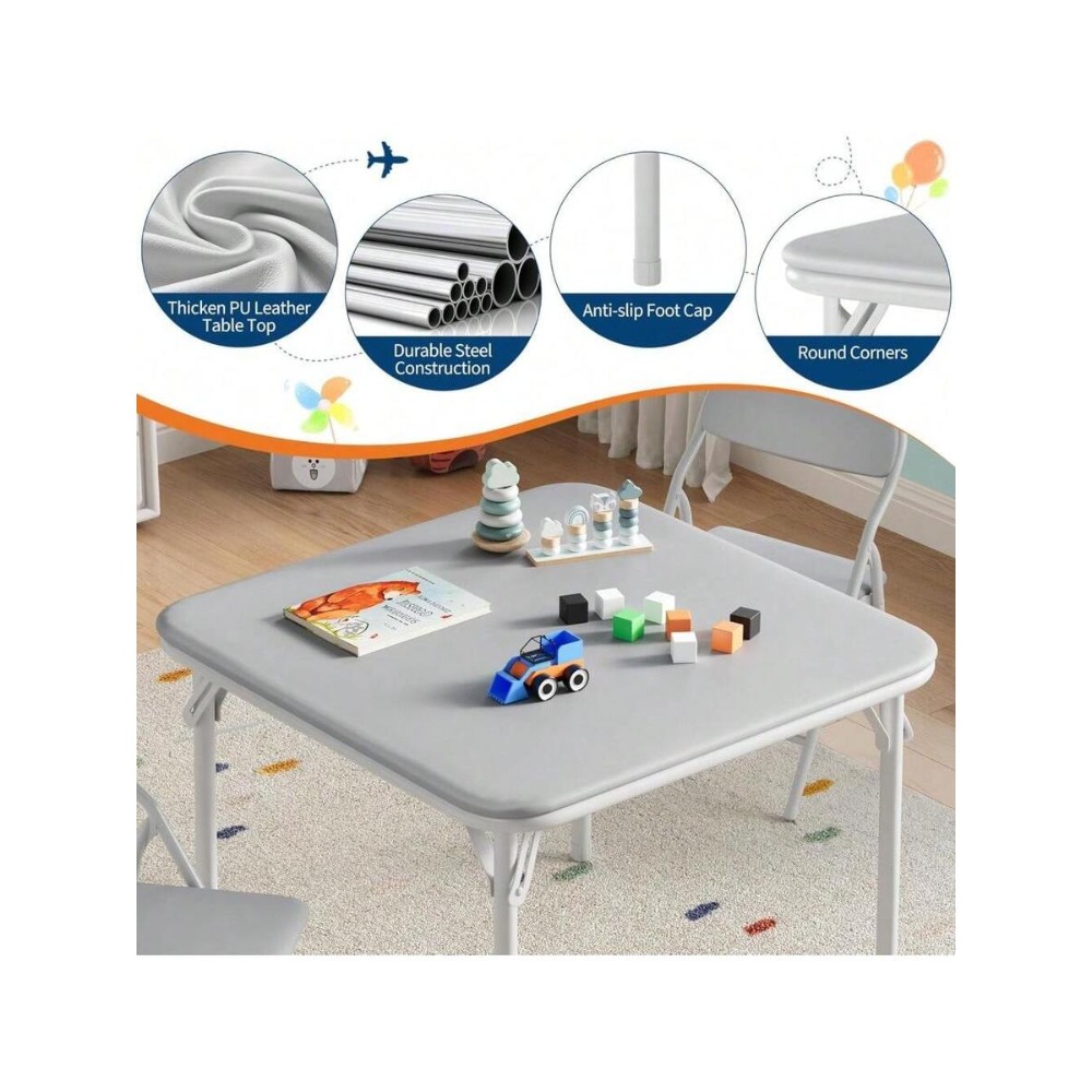 Składany zestaw stołu i krzese – Kids Outdoor Dining Set recenzja i cena
